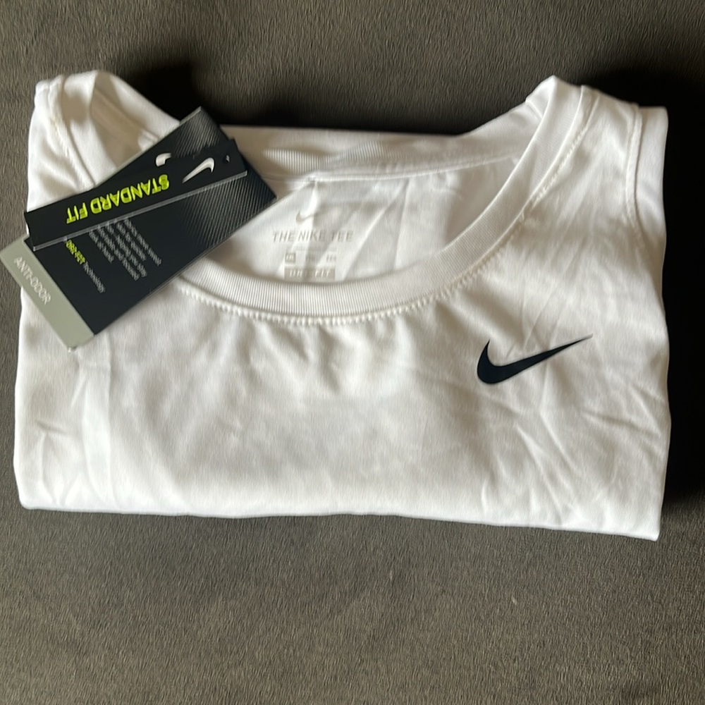 Nike White Athletic Tank